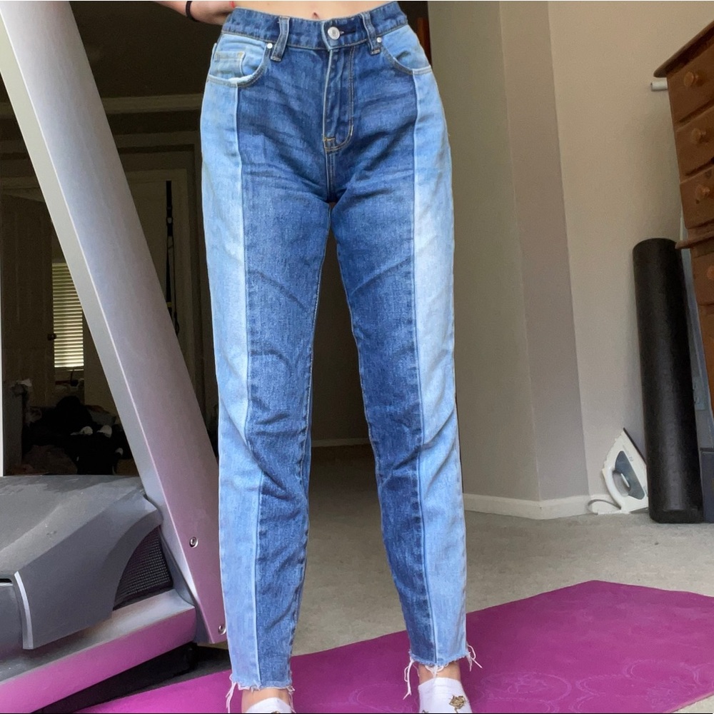 Pacsun 2 Tone straight leg jean